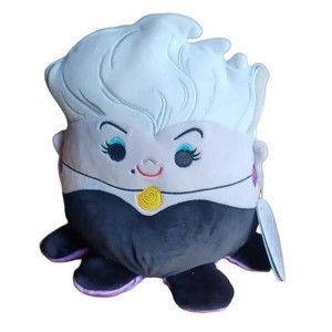 Disney URSULA SQUISHMALLOW - Little Mermaid Stuffed Plush 10" Kellytoy NEW RARE